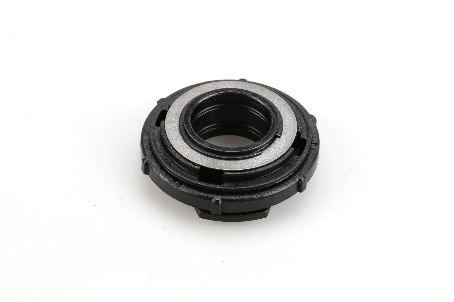 The Premium Planetary Hub Pom Clutch Kit is a black and silver, circular mechanical component with grooves and ridges, shown against a plain white background.