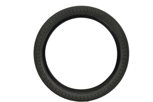 A single upright MS-5 Tire from Haro Bikes stands on a white background, clearly displaying the tread pattern.