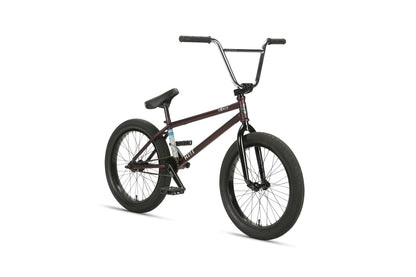 The Hoover BMX bike features a maroon and black design, rear pegs, and a tough chromoly frame, displayed on a white background.