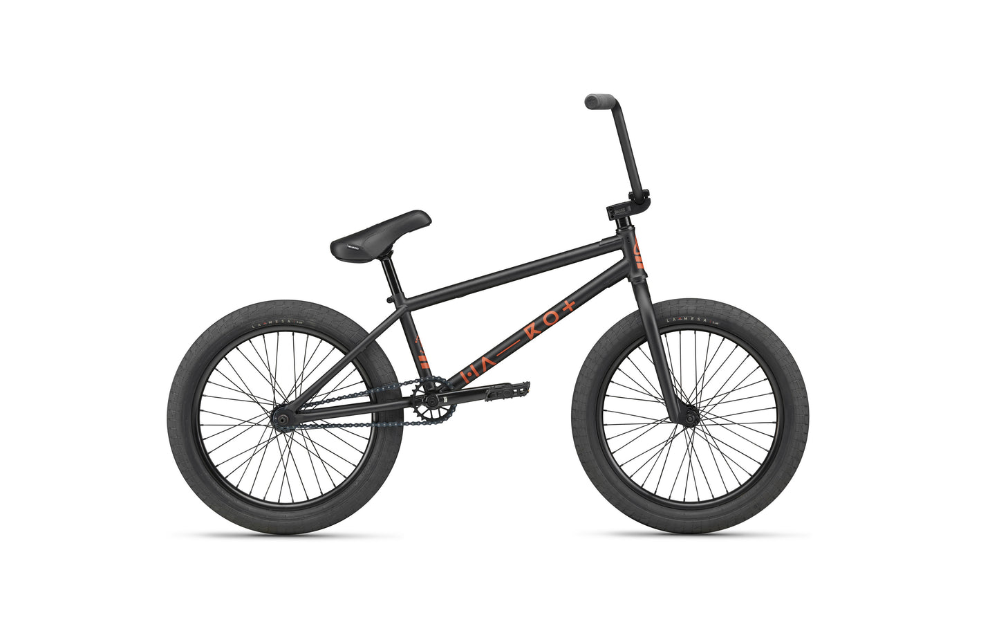 Burgess BMX bike with thick tires, straight top tube, and upright handlebars—built for high-level riding.