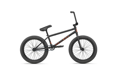 Burgess BMX bike with thick tires, straight top tube, and upright handlebars—built for high-level riding.