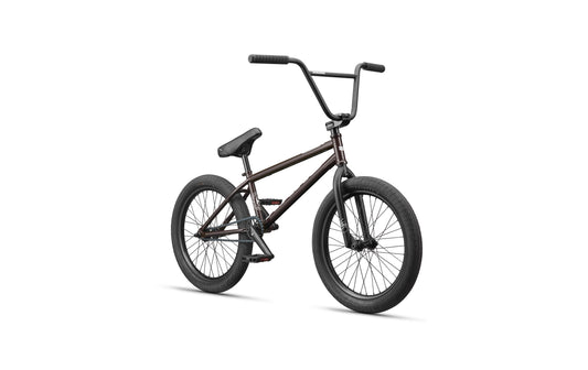 The Haro Clairemont park BMX bike features thick tires and high handlebars, displayed on a white background.