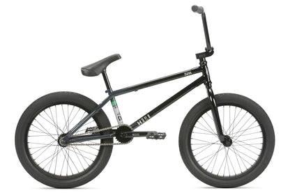 The Dana by Haro is a black BMX with a chromoly frame, Premium CK tires, straight handlebars, and a simple seat, set against a white background.