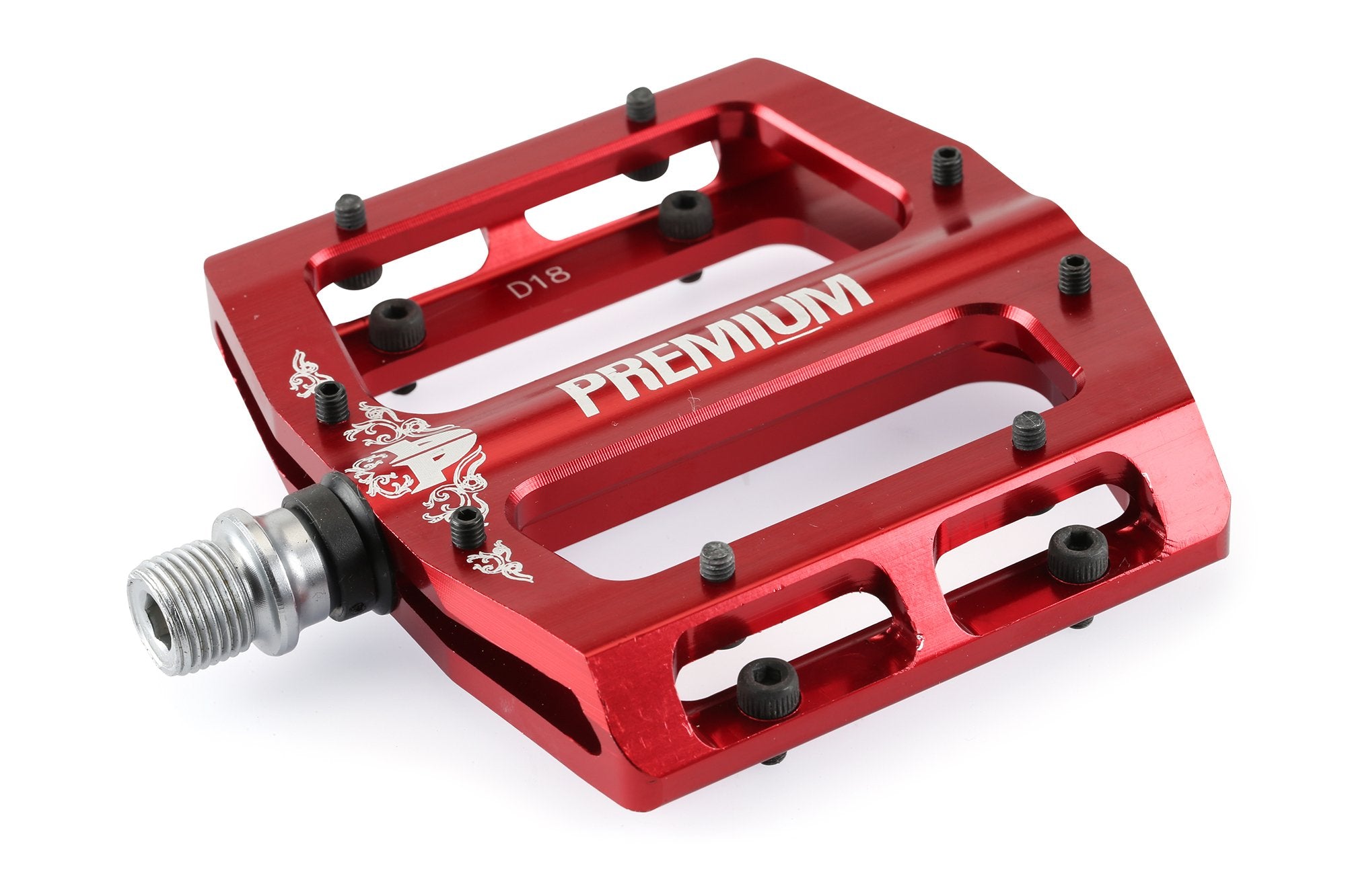 Red best sale pedals bike